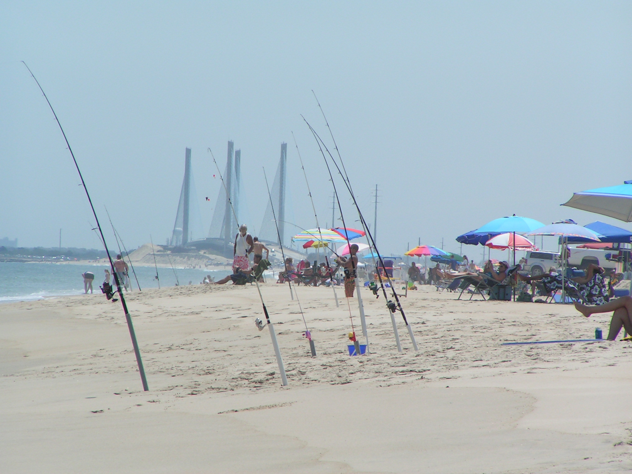 delaware, conquest beach, dssp, dsf, orv fishing, beach access, surf fishing, surf rod, fishing gear, walk on beach, state parks in delaware, sussex county