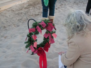 Sandy Hook victims memorial wreath hung by Debi Fenimore Sandy Hook victims memorial wreath hung by Debi Fenimore