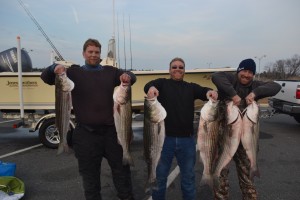 Chris Walker and friends first light charters, captain chuck cook, Massey's Landing, striped bass, linesiders, rockfish,