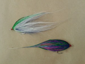Alan's Mullet mimics mullet flies, fly fishing, fly tying, saltwater fly anglers of delaware,