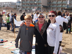 polar bear lunge of lewes DE, special olympics of Delaware, rehoboth beach, boardwalk
