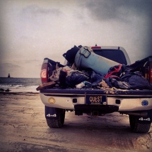 beach trash, ballons blow, beach clean ups, cape henlopen state park, the point fishing beach