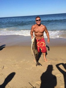 cobia, delaware surf fishing, herring beach, cape henlopen state park, cobia caught in the surf