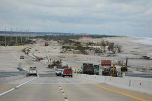 route 1, dune breach, storm surge, charles w cullen bridge, indian river inlet bridge,