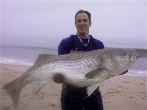 striped bass, delaware state record, Ben Smith, fall run