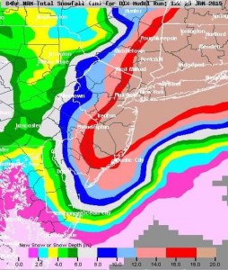 blizzard of 2015, latest nam model