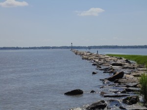south jetty, C&D canal, reedy point, delaware, kent county, delaware river, yellow can, striped bass fishing, catfish, white perch