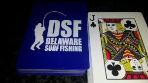 all species fishing tournament weekly card, delaware surf fishing, sussex county, playing cards, DSF