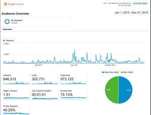 advewrtising in delaware surf fishing, google analytics dsf