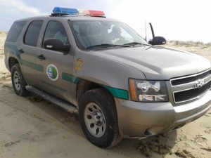 State Park vehicle on patrol