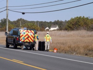 white house beach slough, gas spill, dnrec, emergency response team, report spills
