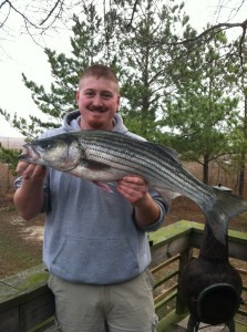 striped bass, Jordan Glatfelter, amercian legion fihsing and boating expo, oak orchard, long neck, delaware, sussex county