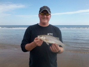 surf fishing,delaware, sussex county, Jordan Glatfelter, striped bass, beach fishing