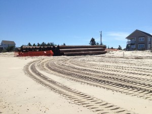 broadkill beach replenishment, delaware bay beach, sussex county
