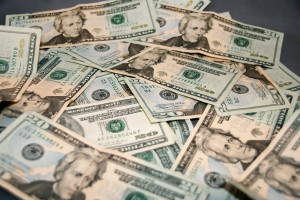 money, bills, large bills