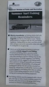 Delaware State Parks, new drive on beach regulations, sussex county, ORV rules, cape henlopen, delaware seashore state park,fenwick Island, beach plum island