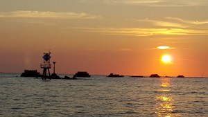 The haystacks at dawn, delaware bay, ice breakers, outer wall, tautog fishing, sussex county, harbor of safe refuge, breakwater light house, shoals hen and chicken