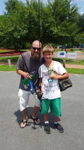 andie and opie parents fishing with kids fishing tournament, milton, delaware, sussex county