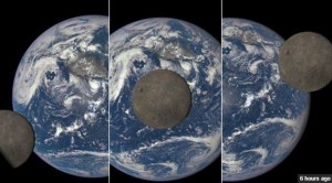 dark side of the moon, Deep Space Climate Observatory.NASA, blue moon