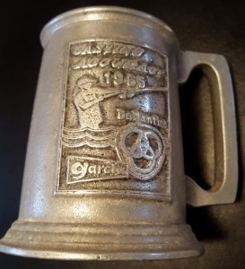 one of the many mugs Harry was presented with for competing