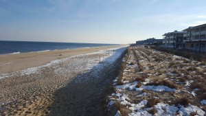 Bethany Beach 1/21/2015 at low tide, before the storm, delaware, sussex county, blizzard 2016