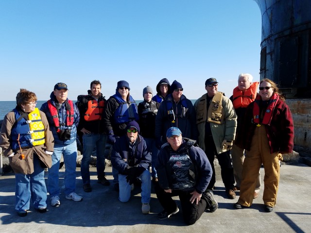 Delaware River and Bay Lighthouse Foundation, Lewes' Mayor Ted Becker, delaware, delaware bay, harbor of refuge lighthouse, outer wall, breakwater, tautog fishing, oyster crackers