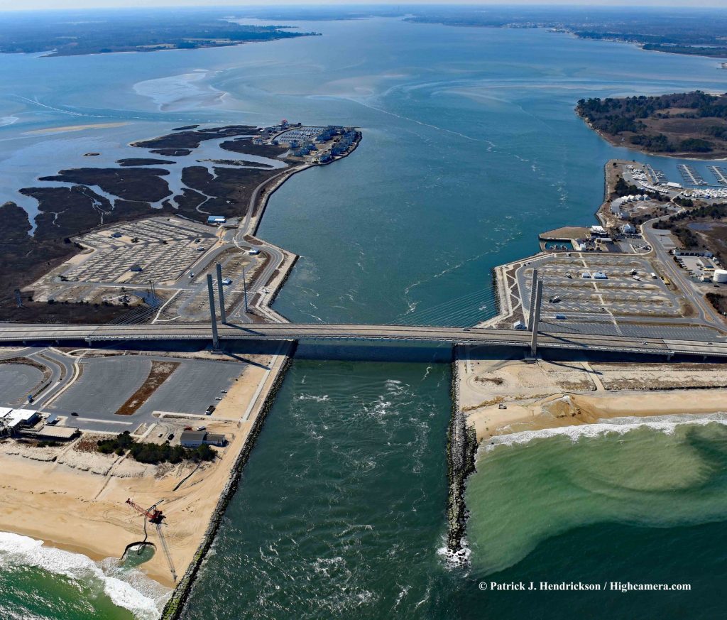 aerial photo, indian river inlet