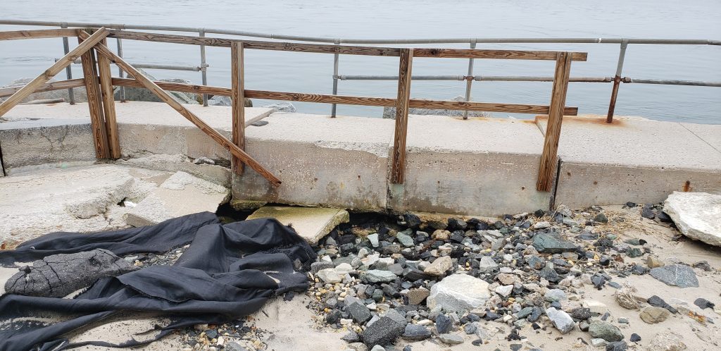indian river inlet, jetty wall. acoe, army corp of engineers, delaware, sussex county