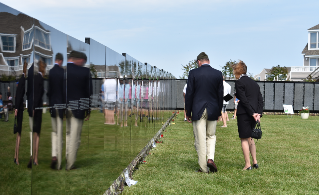 The moving wall, Vietnam veterans memorial wall, lewes, delaware, sussex county, american legion,